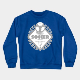 Soccer season tournament trophy Crewneck Sweatshirt